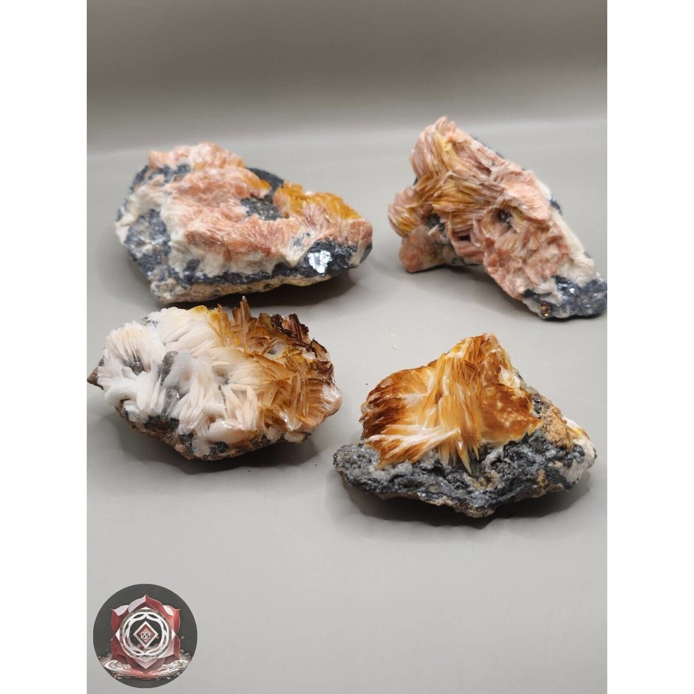 Natural Cerussite, Barite/Galena Cluster, Grade AAA Moroccan Mystery Crystal.